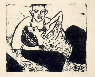 Courting Girl by Ernst Ludwig Kirchner